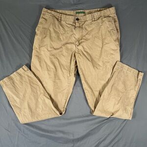 Lacoste Chino Pants Men's Size 38 Beige Khaki Preppy Golf Business Casual Design